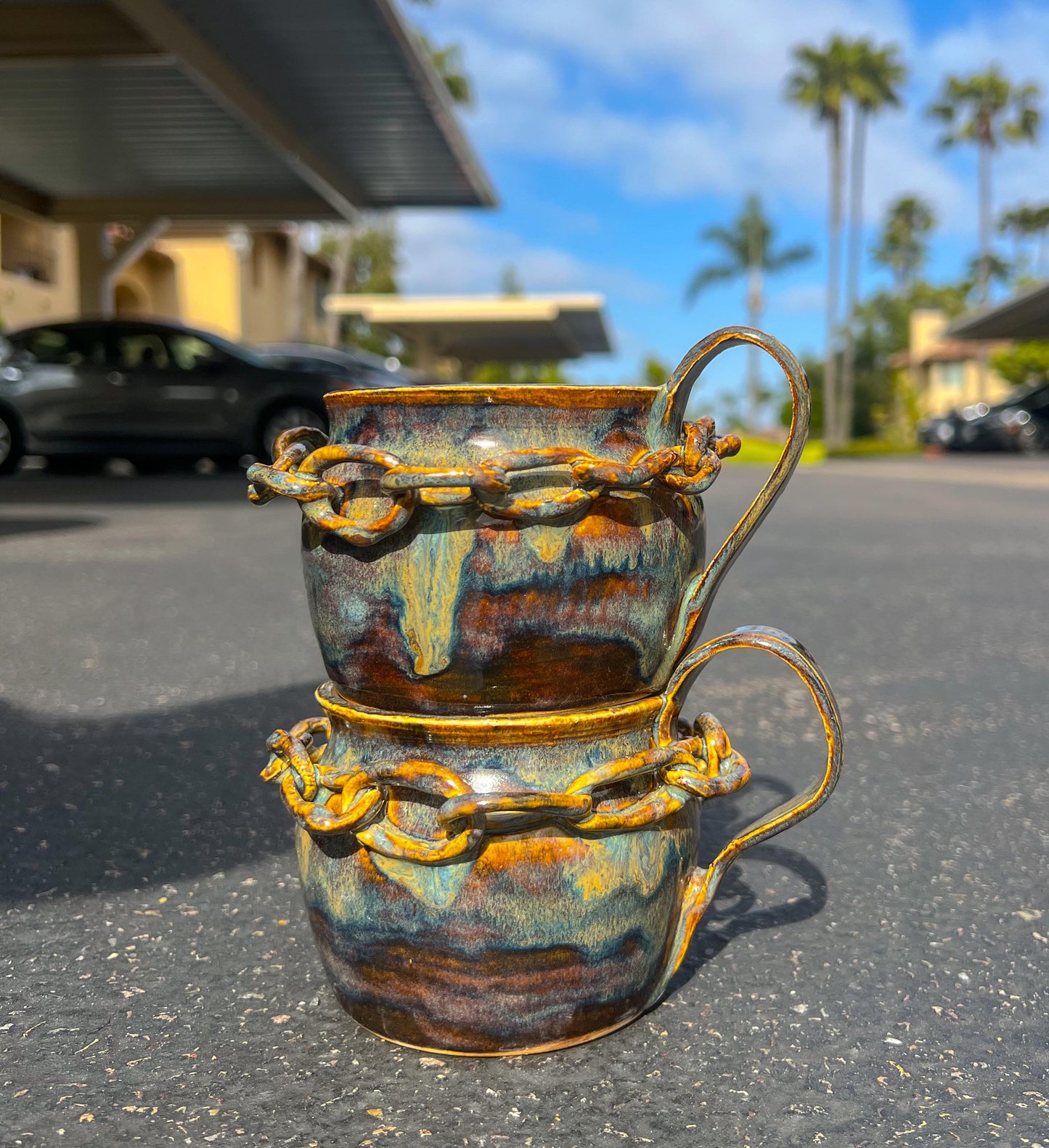 Handmade Chain Mugs