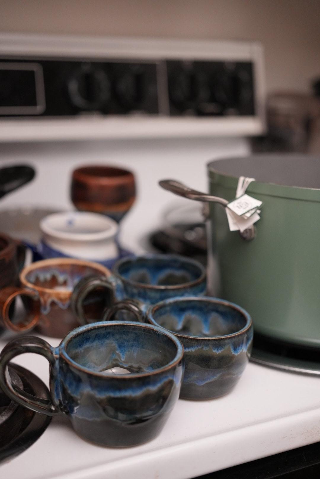 Handmade Blueberry Mugs