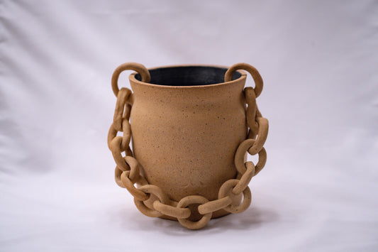 Handmade Ceramic Chain Vase