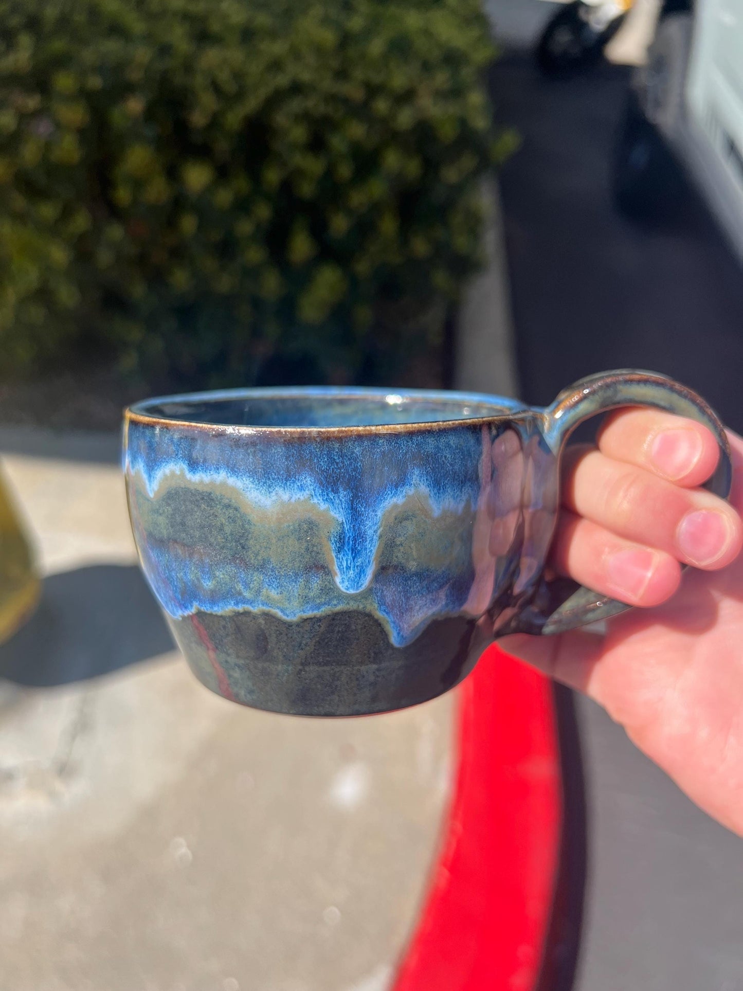 Handmade Blueberry Mugs