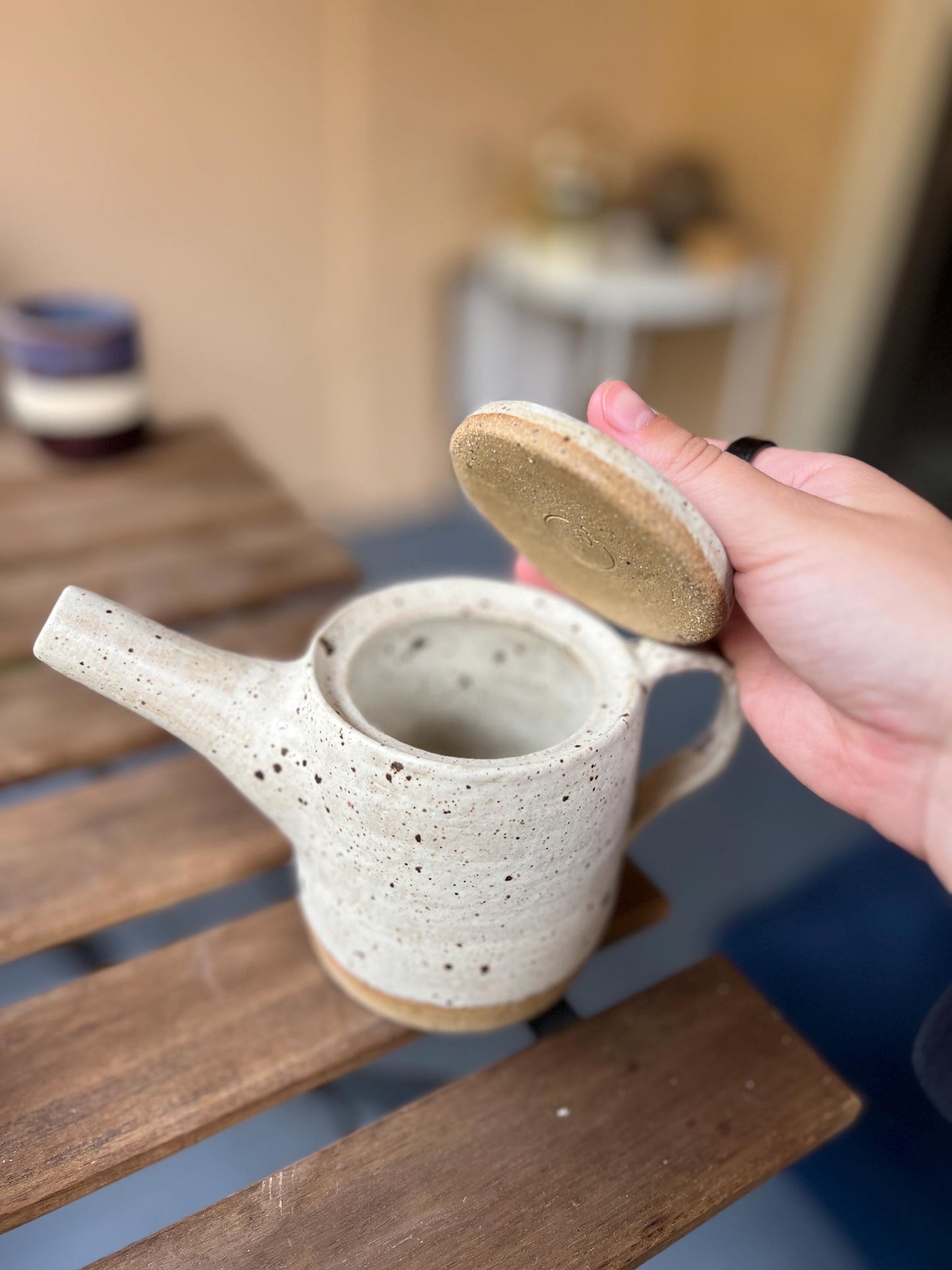 Handmade WinterWood Teapot